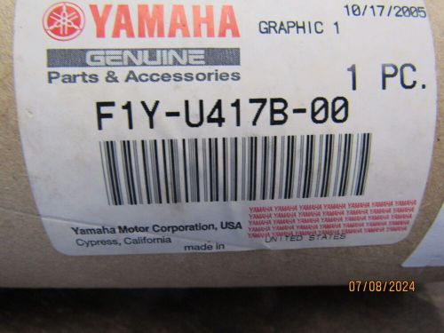 New oem yamaha decal graphic f1y-u417b-00