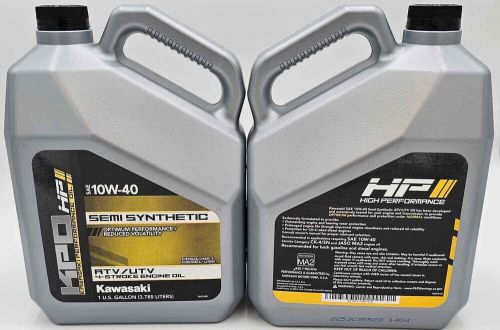 Kawasaki k61027-300-01g semi synthetic 4-stroke atv/utv engine oil-2 gallon