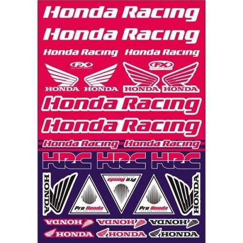 Factory effex - 22-68332 - universal graphics kit, honda racing