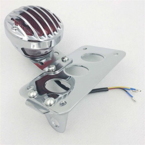 License plate bracket w/ led taillight for harley softail touring sporster