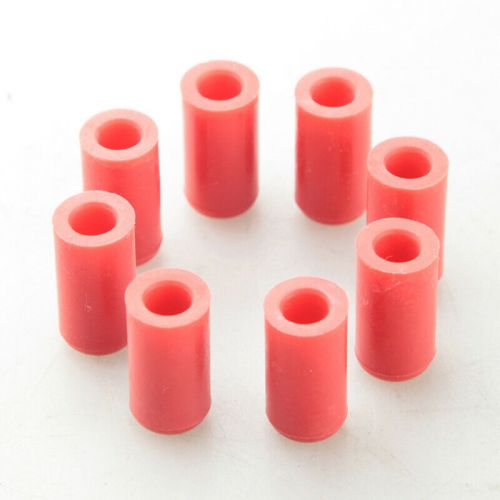 8 x 4mm 5/32&#034; silicone blanking cap intake vacuum hose end bung plug caps red