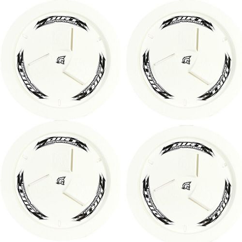 Dirt defender 15 x 8 vented wheel covers mud covers white 4 pack