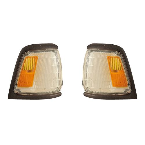 Corner signal lights pair set for 89-91 toyota  dlx/sr5 2wd (painted)