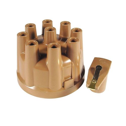 8220acc accel distributor cap &amp; rotor kit - female socket style - tan