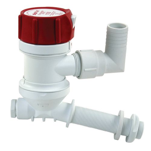 Rule &#034;c&#034; tournament series 800 gph livewell/aerator w/ angled inlet