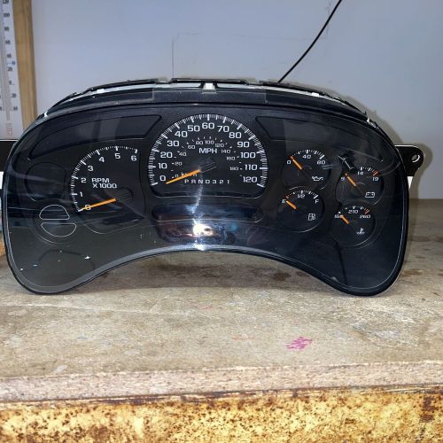 02 03 04 rebuilt trailblazer ext instrument cluster speedometer 15085492 178k