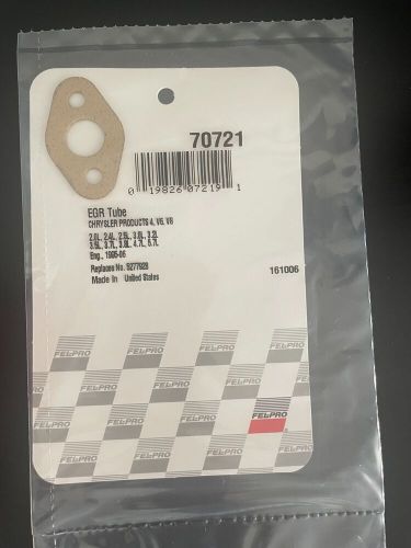 Fel-pro 70721 exhaust gas recirculation (egr) tube gasket new