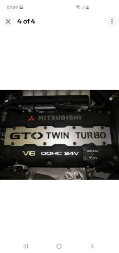 Mitsubishi gto twin turbo spark plug cover 3000 gt vr4 stealth 3000gt