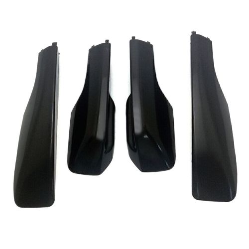 Fit toyota rav4 01-05 roof rack rail end cover cap shell replacement black 4pcs