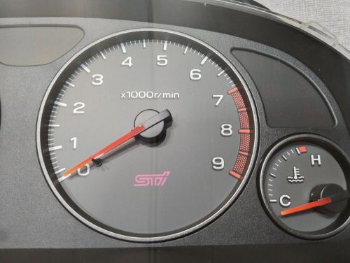 Jdm subaru forester sf sf5 sti sti2m mt 00-02my gauge cluster speedometer oem