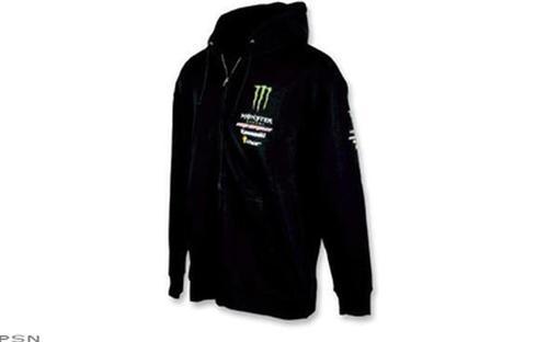 New pro circuit team monster energy adult cotton hoody/sweatshirt, black, med/md