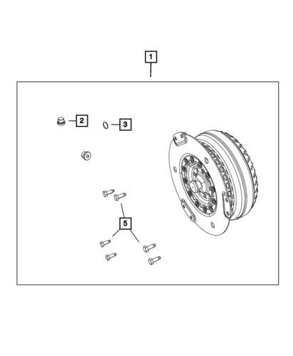 Genuine mopar torque converter kit 68466765aa