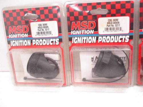 4 new nascar msd ignition 8217 coil wire retainers hold down blaster canister