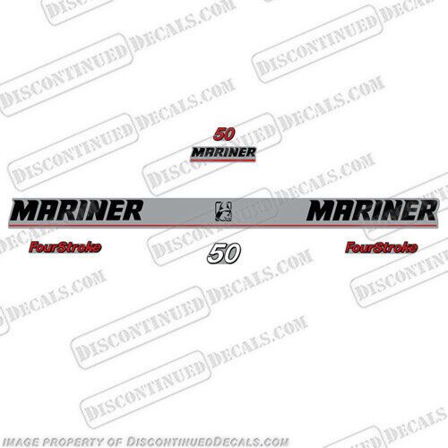 Fits mariner 50hp fourstroke decal kit - 2000 - 2002