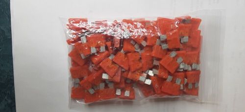 Lot of 40 amp blade fuse 100 count  40a  orange