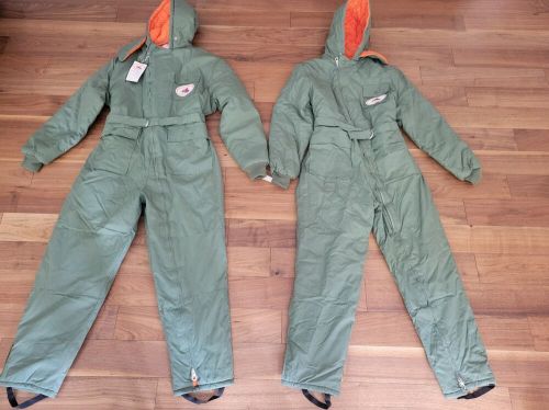 Vintage nwt green ski doo snowmobile suit set size l size m skidoo one piece