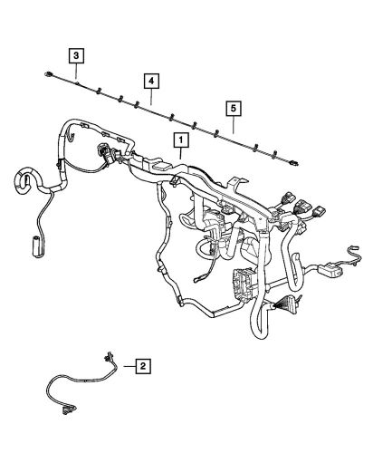 Genuine mopar ipod interface wiring 68066630ab