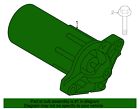 Genuine volvo starter motor 36012434