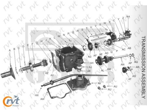 Complete transmission overhaul kit for t-90 a fits willys jeep cj2a/3a/b m38 ++