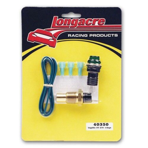 Longacre 40350 gagelites warning light kit - 270º oil temp 1/2&#034; npt