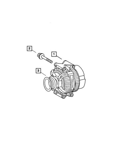 Genuine mopar alternator pulley 5117591aa