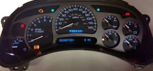 2006 2007 yukon, sierra denali instrument cluster !exchange! 15105685