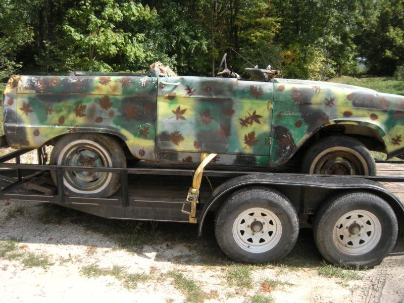 Ford bronco parts truck  early ford bronco  66-70's ford bronco