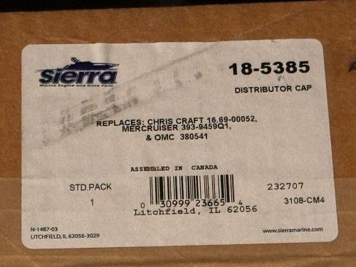 Sierra marine 18-5385 distributor cap 4 cylinder 393-9459q1 380541