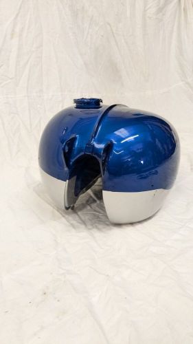 Triumph t120  tr6  650 67-70 petrol tank genuine blue/silver.