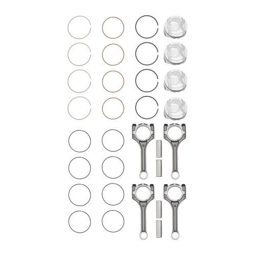 4 set connecting rod &amp; piston , connecting rod piston for hyundai kia accent rio