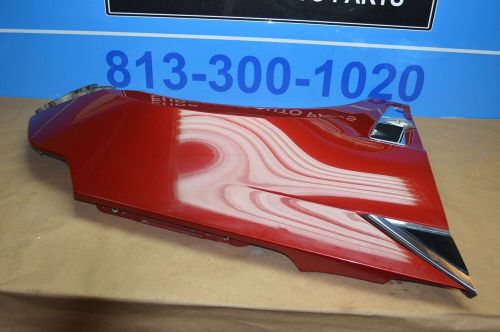 2010 cadillac srx front right passenger side red fender assembly