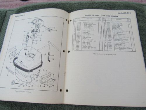 McCulloch antique outboard motor factory original owners + parts manual 4hp 1968, US $14.95, image 10