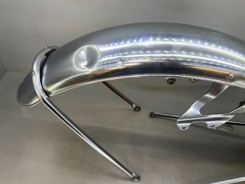 1974 honda cb550 cb 550 k f sohc front chrome mudguard, fender