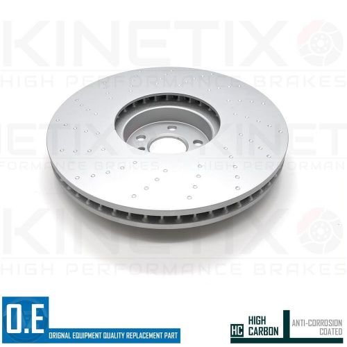 For bmw x6 m50d g06 front rear cross dimpled brake discs 395mm 370mm fr rr