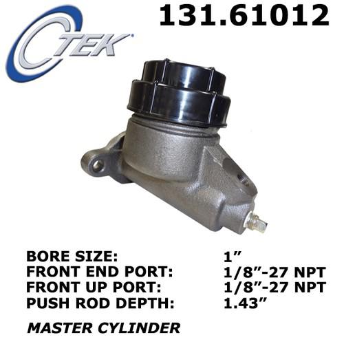 Centric 131.61012 brake master cylinder-c-tek standard brake master cylinder