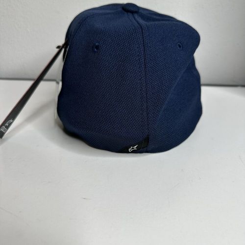 Alpinestars astound tech hat flexfit small/medium navy blue nwt stretch ride dry