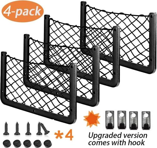 4 pcs storage nets for campervans, elastic trunk 38.5 * 18.5 cm ( 4 )