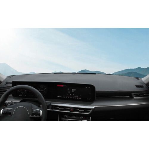 For kia k5 2021-2023 leather black dash mat dashboard cover pad sun shade carpet