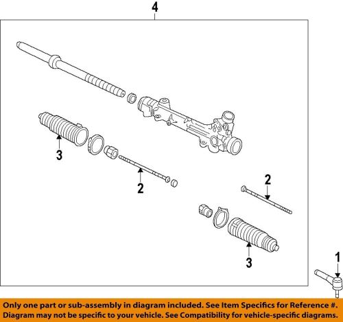 Ford oem 07-14 expedition steering gear linkage-inner tie rod right 9l3z3280a