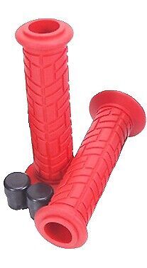 Atv quad grips red 7/8&#034; handlebar fits honda trx 300x trx 400x trx 450r