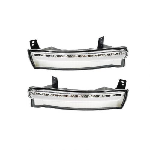 Pair for jeep compass 2017-2019 led drl daytime running light fog lamp