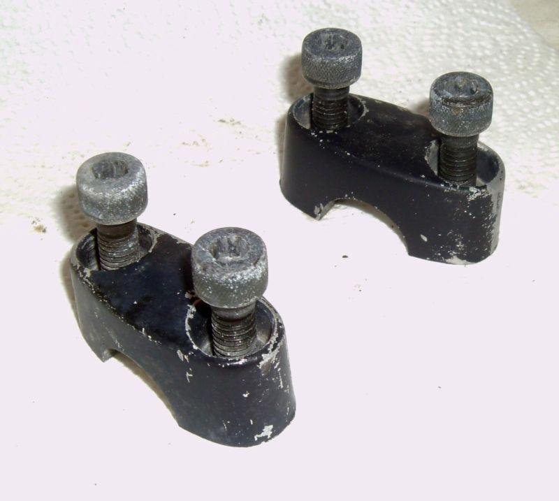 Pair of handlebar clamps w/ bolts  cb750 honda sohc.