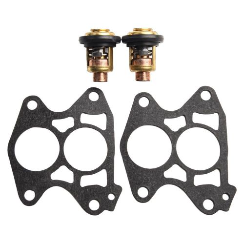 Enhanced performance 2x thermostat and gasket set for ytr outboard marine