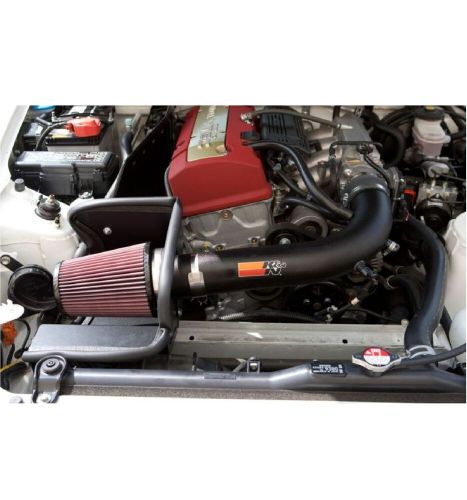 K&amp;n 57-3514 round 57 series fipk air intake kit w/ cotton filter for honda s2000