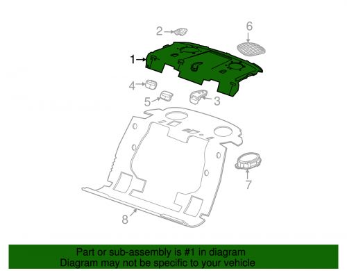 Genuine gm pkg tray trim 15274236