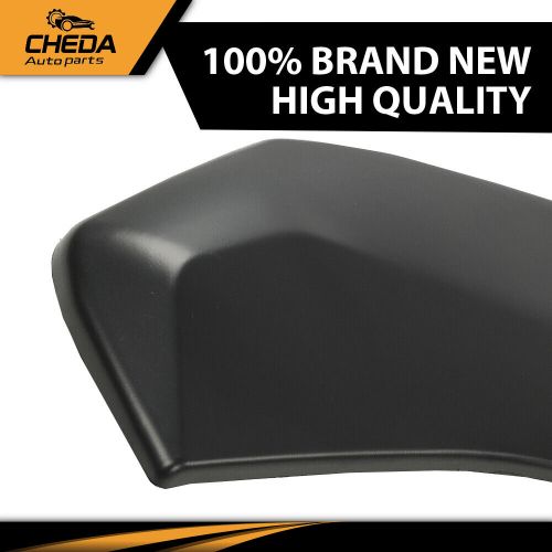 2pcs universal winglet type front bumper lip spoiler splitter diffuser black