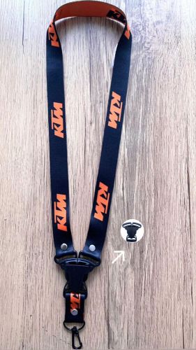 Ktm lanyard neck duke strap keyring exc llavero 19inch keychain moto gp black