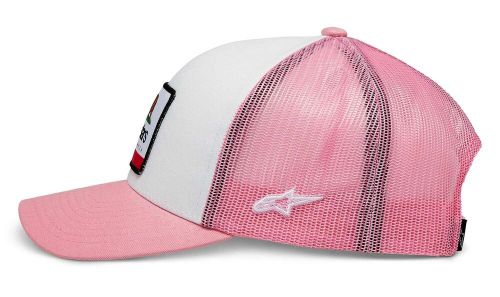 Alpinestars cali 2.0 womens snapback hat white/pink