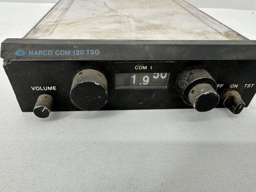 Pair of narco com 120 tso vhf transceiver parts/repair