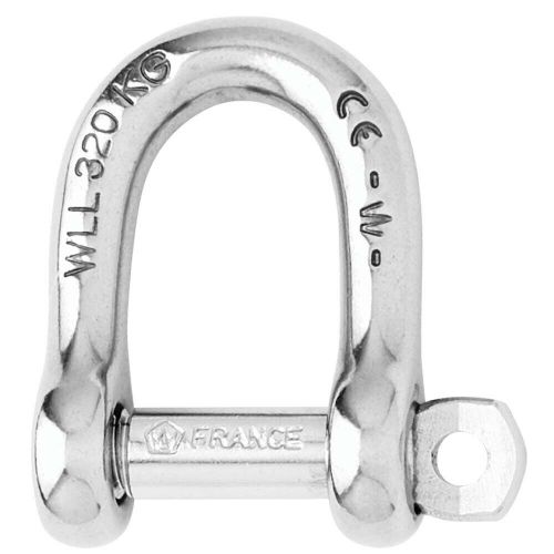 Wichard marine 01201 wichard self-locking d shackle - diameter 4mm - 5/32&#034;